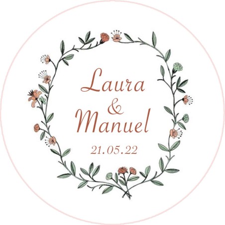 Chapas personalizadas - Boda imán 20