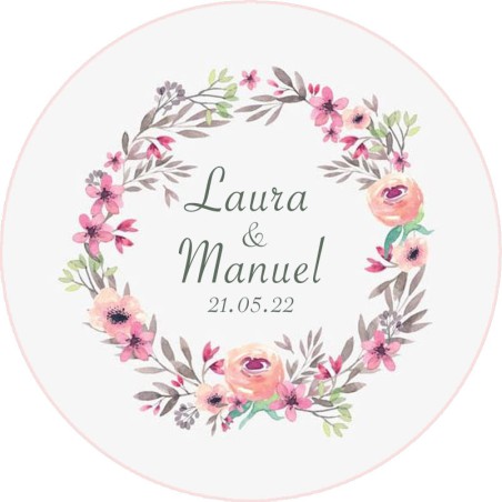 Chapas personalizadas - Boda imán 27