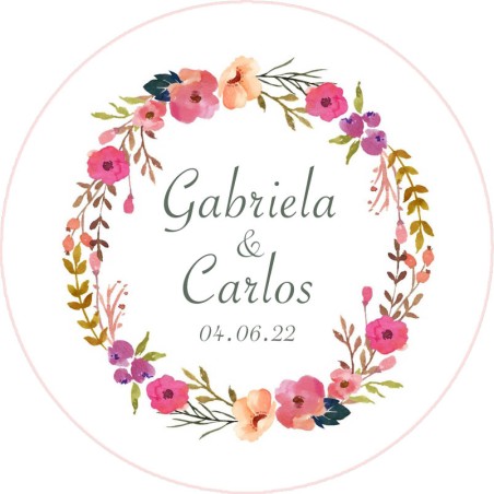 Chapas personalizadas - Boda imán 29