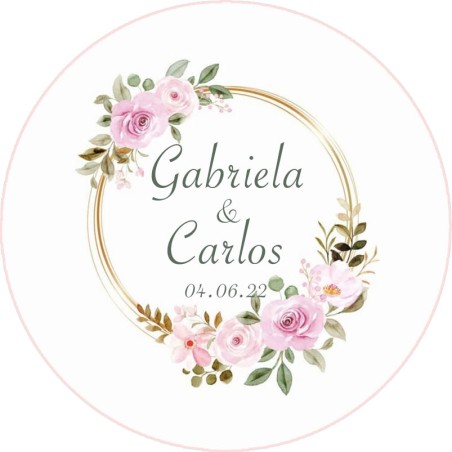 Chapas personalizadas - Boda imán 30