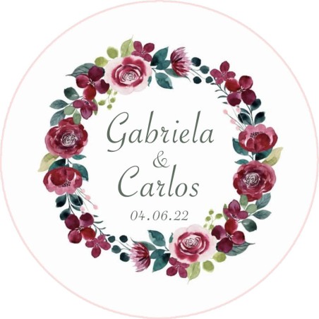 Chapas personalizadas - Boda imán 31