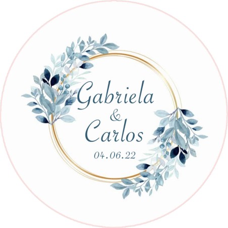 Chapas personalizadas - Boda imán 33