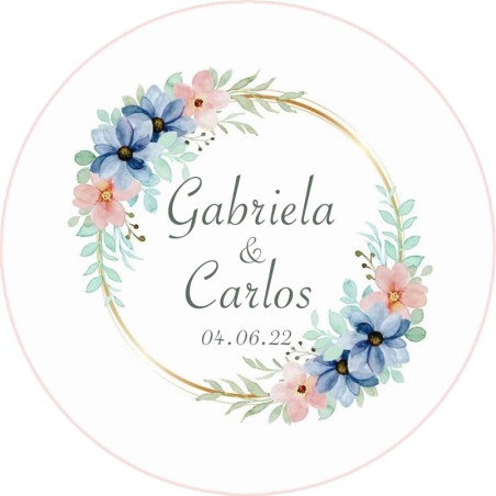 Chapas personalizadas - Boda imán 36