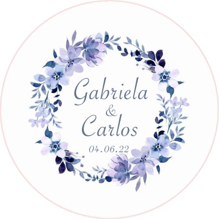 Chapas personalizadas - Boda imán 37