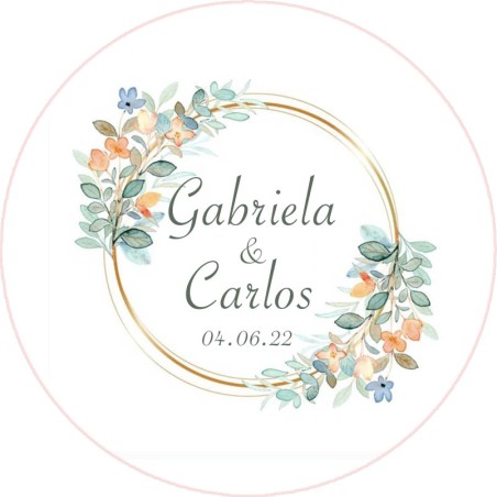 Chapas personalizadas - Boda imán 38