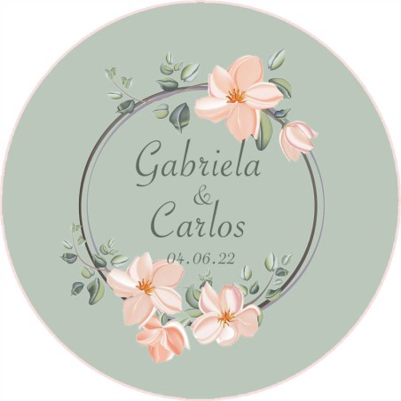 Chapas personalizadas - Boda imán 40