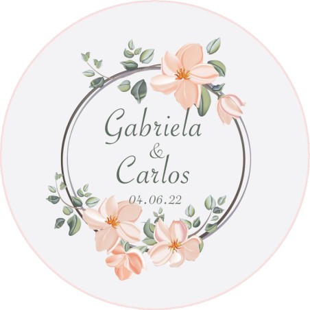 Chapas personalizadas - Boda Imán 41