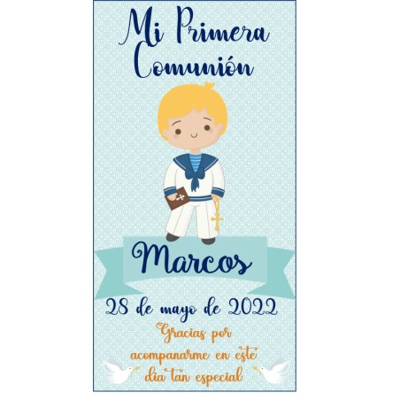 CHAPA IMAN COMUNION 6 +RECORDATORIO