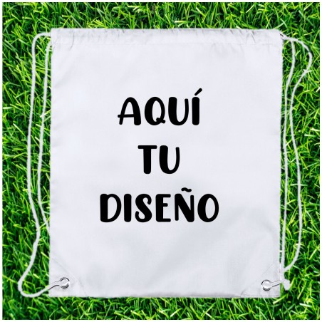 MOCHILA CUERDAS PERSONALIZADA