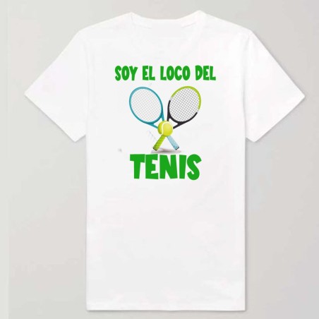 Camiseta personalizada - Loco tenis