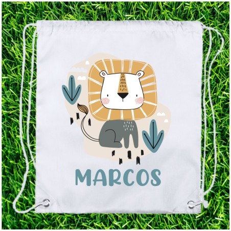 MOCHILA PERSONALIZABLE DE CUERDAS  LEON