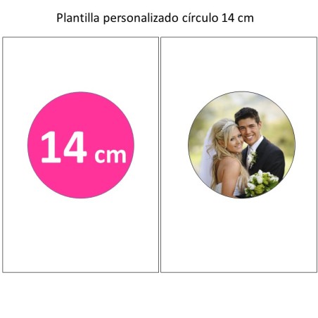 IMPRESIÓN EN PAPEL DE AZÚCAR - CIRCULO 14CM