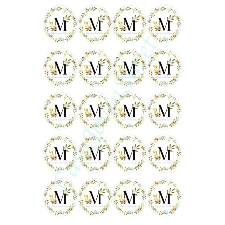 IMPRESIÓN PAPEL DE AZUCAR MAMA 30 DIN A4