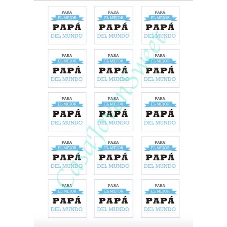 IMPRESIÓN PAPEL DE AZUCAR MEJOR PAPA DIN A4