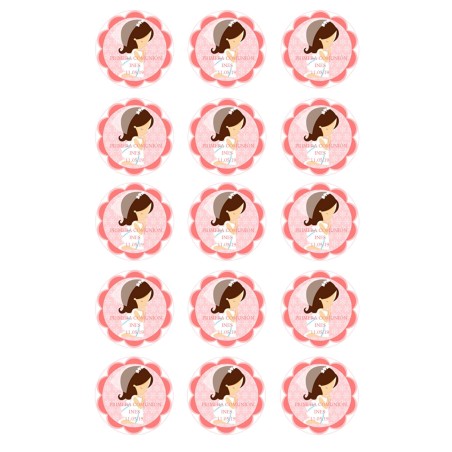 IMPRESIÓN PAPEL DE AZUCAR COMUNION NIÑA 2