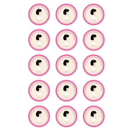 PAPEL AZUCAR COMUNION NIÑA 4B