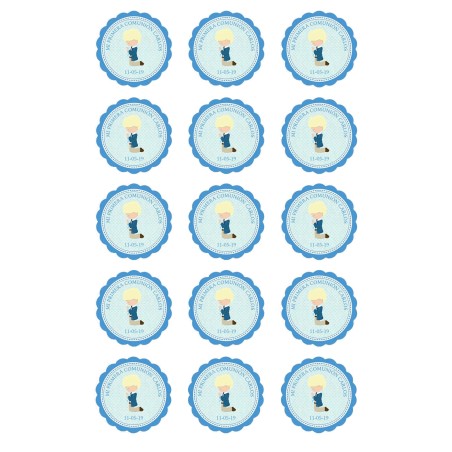 IMPRESIÓN PAPEL DE AZUCAR COMUNION NIÑO 2G