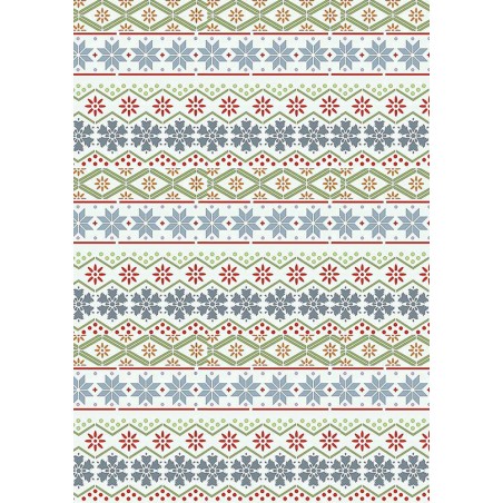 IMPRESION PAPEL DE AZUCAR A4 GRECA NAVIDAD