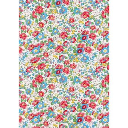 IMPRESION PAPEL DE AZUCAR A4 FLORES ROJAS