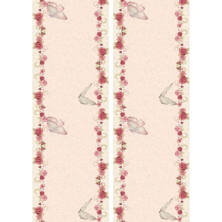 IMPRESION PAPEL DE AZUCAR A4 2 FLORES CADENA