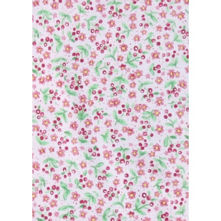 IMPRESION PAPEL DE AZUCAR A4 FLORES AZULES ROSAS