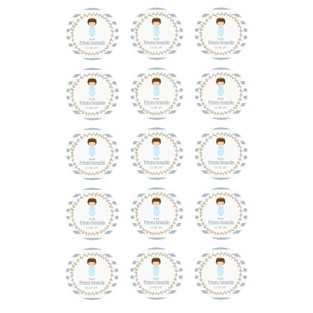 IMPRESIÓN PAPEL DE AZUCAR COMUNION NIÑO 1