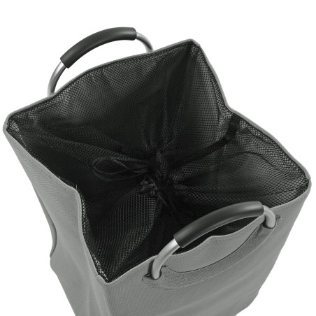 CESTO ROPA CON ASAS GRIS