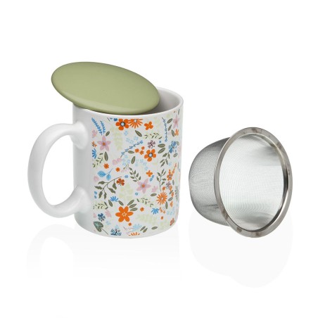 TAZA DE INFUSION FLORES 350ML