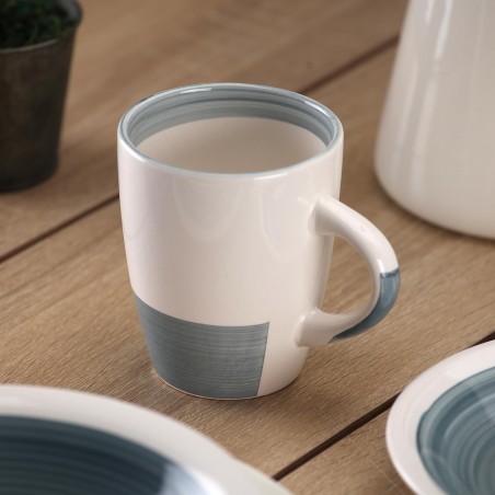 TAZA MUG BLANCA AZUL LEGRAND 350ML