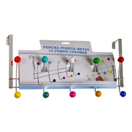 PERCHA PARA PUERTA CON 10 POMOS