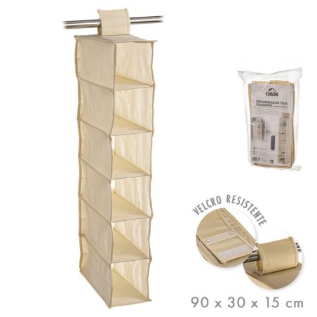 ESTANTERIA COLGANTE TELA 90x30x15 cm