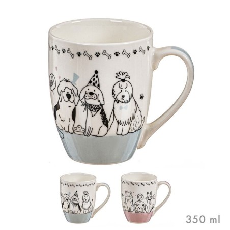 TAZA PERROS / GATOS 350 ML