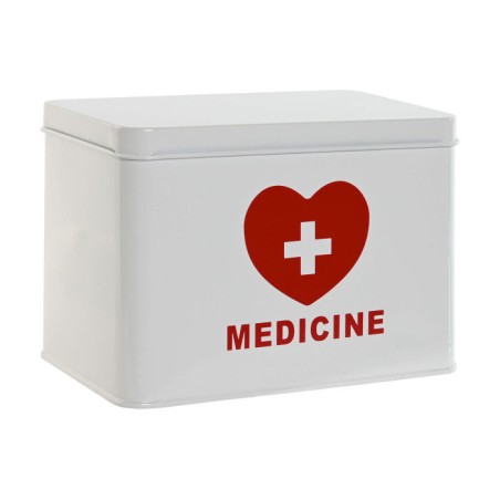 BOTIQUIN DE METAL 20.5*12.5*14.5 bLANCO