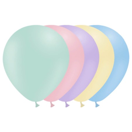 100 GLOBOS 30CM -R12 SURTIDO MATE PASTEL