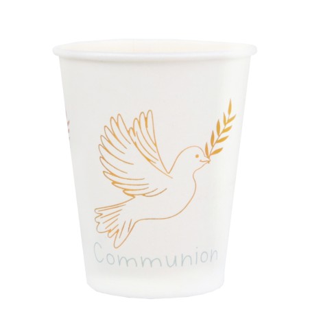 10 VASOS COMUNION 27CL