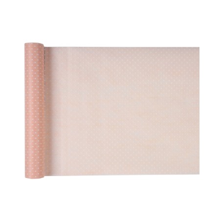 CAMINO MESA PUNTOS ROSA 30CMX5M