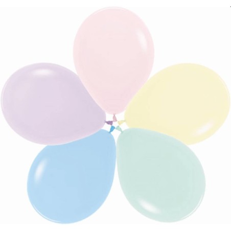 12 GLOBOS SEMPERTEX PASTEL MATE