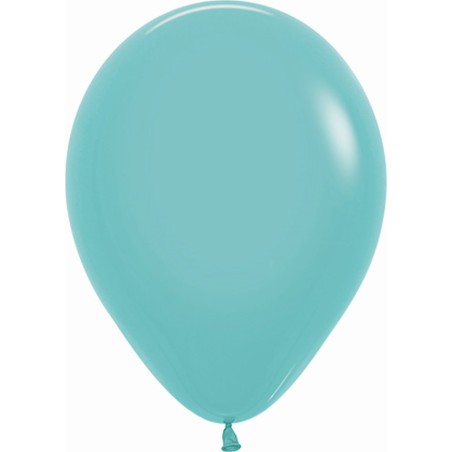 12 GLOBOS AGUA MARINA 30 CM LATEX SEMPERTEX