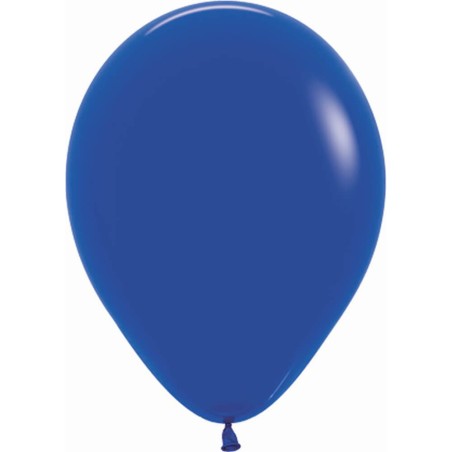 50 GLOBOS SEMPERTEX AZUL REAL FASHION 30CM