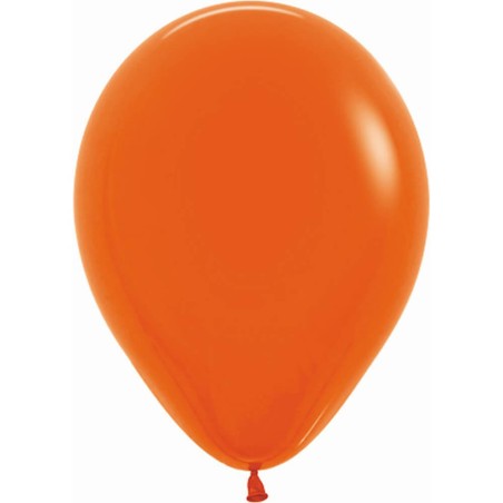 50 GLOBOS SEMPERTEX NARANJA FASHION 30CM