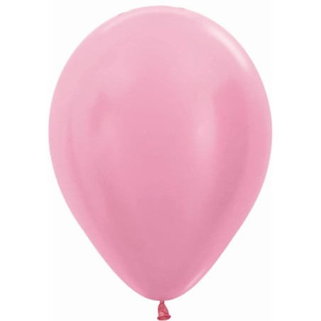 50 GLOBOS SEMPERTEX ROSA SATINADO 30CM