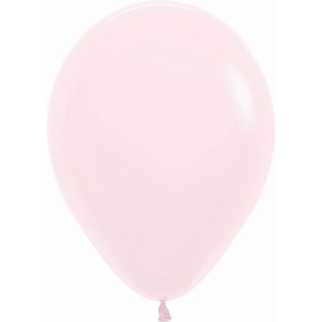 50 GLOBOS SEMPERTEX ROSA PASTEL MATE 30CM