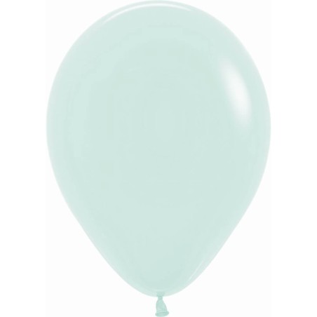 50 GLOBOS SEMPERTEX VERDE PASTEL 30CM