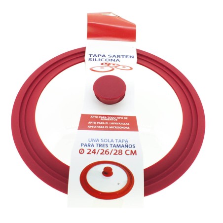 TAPA PARA SARTEN 24/26/28CM SILICONA