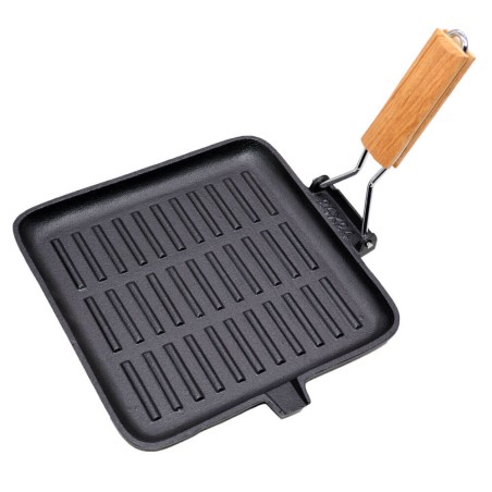 GRILL HIERRO 24CM MANGO PLEGABLE 