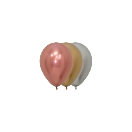  12 Globos Latex R12 Sempertex Reflex Surtido 3 Colores 30cm 