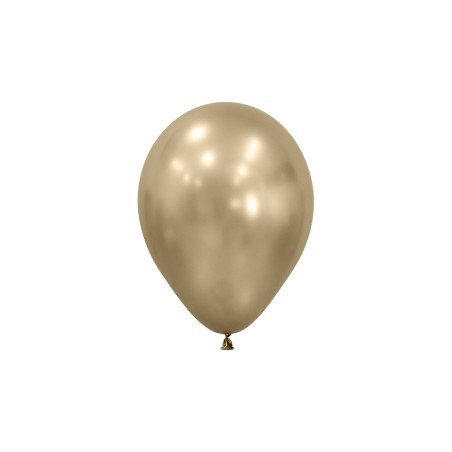12 GLOBOS R12 SILK DORADO 30 CM SEMPERTEX 