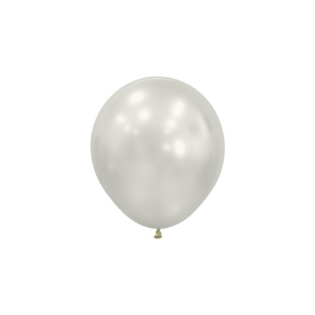 15 GLOBOS R18 SEMPERTEX SILK BLANCO NACAR 45cm 