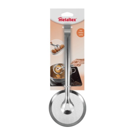 PINZA-ESPUMADERA INOX PARA FREIR Y SERVIR 10 x 28 x 3 cm