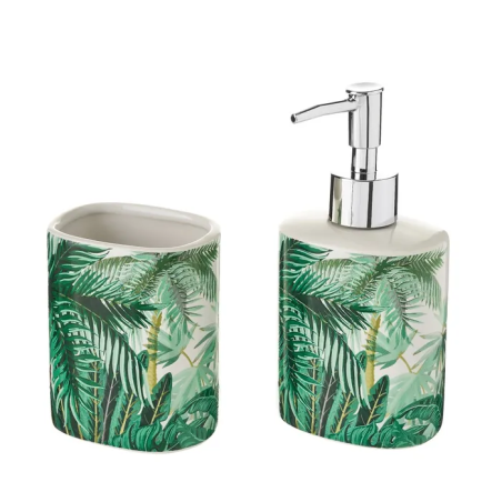 SET 2 PIEZAS BAÑO SELVA 